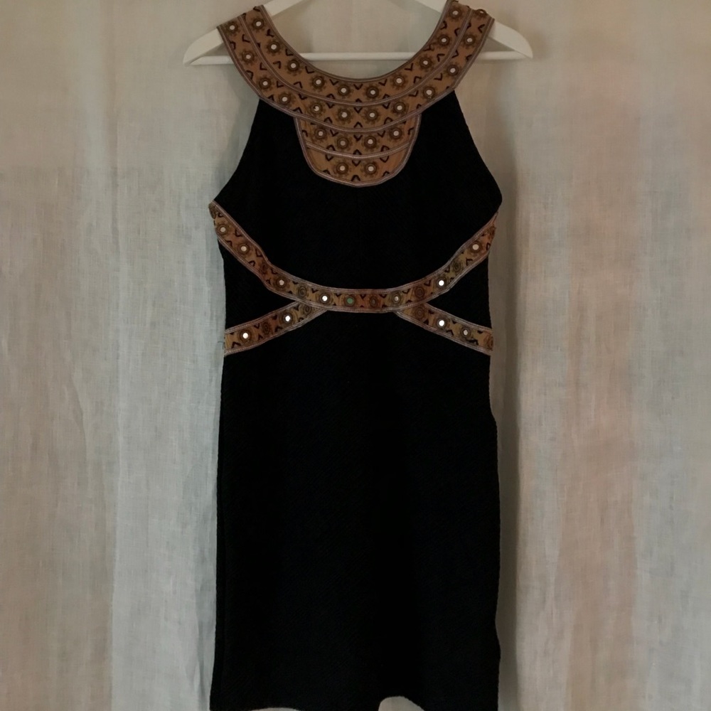 Free People little black dress with detail